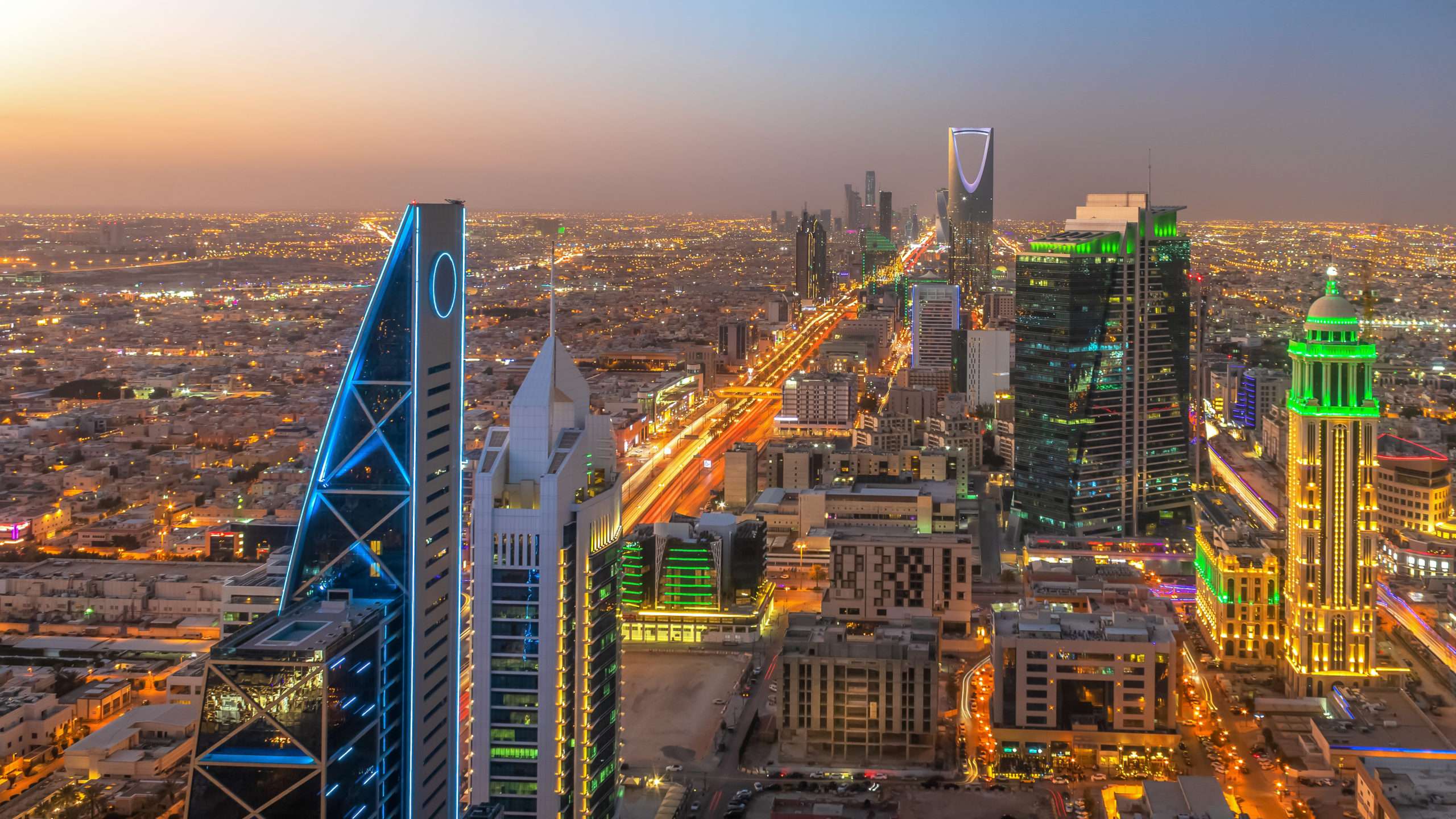 Kingdom,Of,Saudi,Arabia,Landscape,At,Night,-,Riyadh,Tower