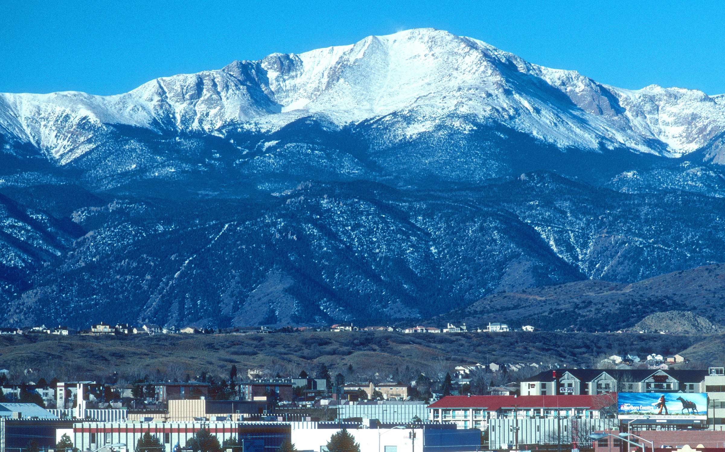 Pikes Peak mountain and community in Colorado